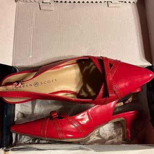 Red Karen Scott heels